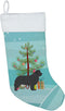 Caroline's Treasures BB2982CS Newfoundland Merry Christmas Tree Christmas Stocking Fireplace Hanging Stockings Christmas Season Party Decor Family...
