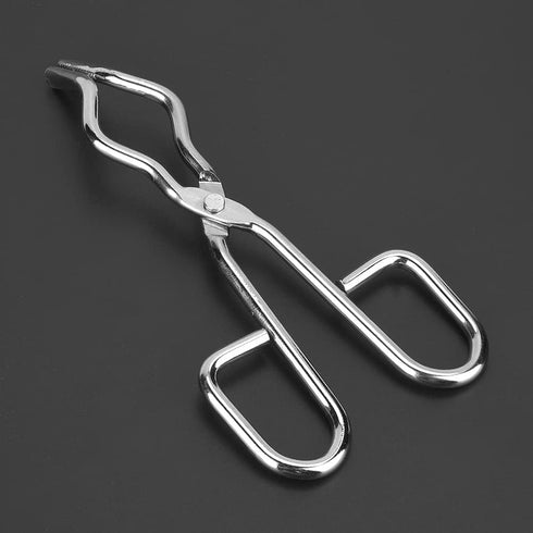 Stainless Steel Crucible Tongs, Crucible Tongs for Laboratory Professional Foundry Tongs Beaker Tongs with Rivet Lab Crucible Tongs(200mm)...