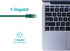 Monoprice 3FT 24AWG Cat5e 350MHz UTP Ethernet Bare Copper Network Cable - Green...