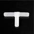 10pcs 3 Way Air Line Connector Aquarium Fish Tank Airline Tee Valve Pump Tube, White...