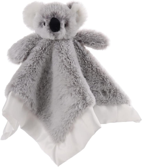 Apricot Lamb Stuffed Animals Security Blanket Gray Koala Infant Nursery Character Blanket Luxury Snuggler Plush(Gray Koala, 13 Inches)...
