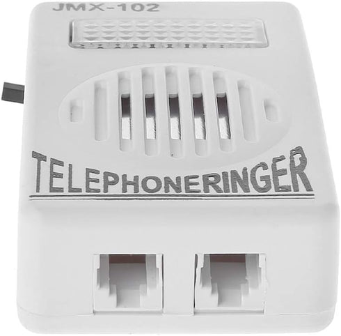 Phone Accessories,Telephone Ringer Phone Amplifier Ring Speaker Strobe Light Flasher Bell Extra-Loud Sound Wall Hanging...