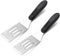 2 Pack Small Metal Spatula,Mini Spatula for Flipping, Cooking and Baking,Stainless Steel Brownie Spatula with Non-Slip Handle for kitchen Use...