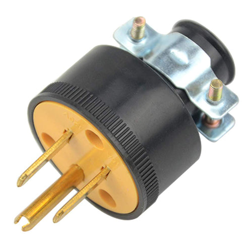 WMYCONGCONG 5 PCS 3-Wire Male Extension Cord Replacement Electrical Plugs End...