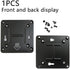 GinTai for Intel NUC Vesa Adapter Mount Bracket to Attach NUC Mini PC Computer to The Back of a Monitor Mounting Plate Not Skull or Hades(with 8pc...