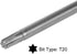 uxcell T20 Magnetic Torx Screwdriver Bits, 1/4 Inch Hex Shank 5.91-inch Length S2 Power Tool...
