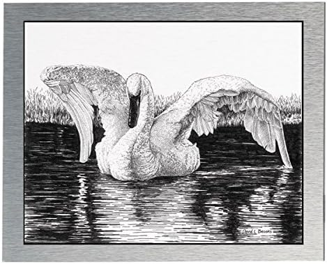 Aluminum Archival Painting & Mounting Panel, 6x8, Double-Sided, 100% Archival, Acid-Free, 4mm Thick, for All Media - Ideal for Professional Photog...