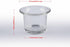 Clear Chunky Glass Lip Votive Candle Holders Tealight Votive Cups for Wedding Proposal, Spa, Aromatherapy, Meditation, 6 Counts by Shxstore...