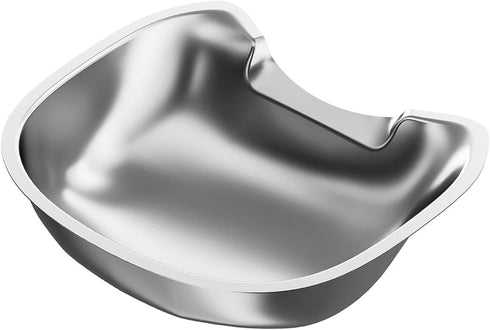 Stainless Steel Cat Bowls: Suitable for Automatic Pet Feeder Cat Whisker Fatigue Relief Friendly Shape and Easy to Clean...