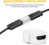 HDMI Keystone Jack 4K, 20 Pack HDMI Keystone Insert Female to Female Coupler Video Adapter (White)...