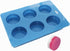 X-Haibei Round Guest Basic Soap Lotion Bar Silicone Mold Dia. 2 inch,Height 0.7 inch per Cavity 2oz per Cell...