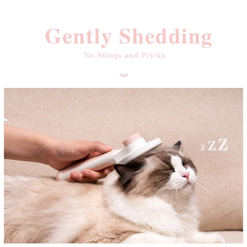 Cat Brush with Release Button | Self Cleaning Grooming Brush | Pet Hair Brush | Slicker Brush for Dogs and Cats...