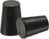 MECCANIXITY Rubber Tapered Plug 14mm to 19mm with Hole Test Tubes Bungs Stopper Black for Lab Home 10 Pieces...