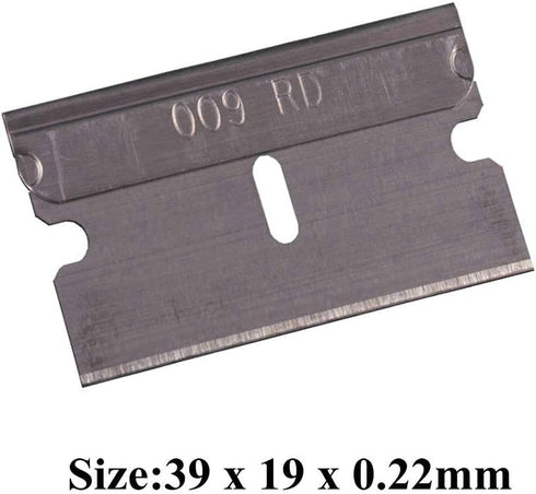 Safe Plastic Scraper Include 10Pcs Scraper Replacement,for Stickers Paint Label Glue Adhesive Removal, Ceramic Glass Window Cleaning...