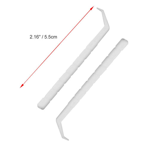 GARASANI Household, Travel Portable Disposable Plastic Curved Hook Toothpicks, Teeth Cleaning Tool, Anti-Slip Handle Design (300 Pcs)...