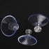 BlingKingdom 6pcs Suction Cup Glass Suction Pads 41mm Clear PVC Plastic Sucker Pads Without Hooks Extra Strong Adhesive Suction Holder...