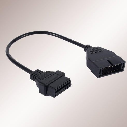 OBD2 to OBD1 GM Adapter,OBD1 12 Pins to OBD2 16 Pins Diagnostic Tool Connector Adapter Cable Replacement for GM...