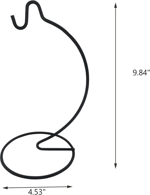 SGrace Ornament Display Stand Holder Home Wedding Decoration Rack for Hanging Glass Globe Air Plant Flower Pot Stand Iron Pothook Stand Terrarium ...