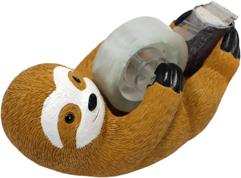 Angoily Animal Tape Dispenser Resin Sloth Staue Washi Tape Cutter Office Tape Holder for Home Office Supplies...