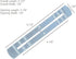 BedClaw Anti-Wobble Bed Rail Shims, Set of 6...