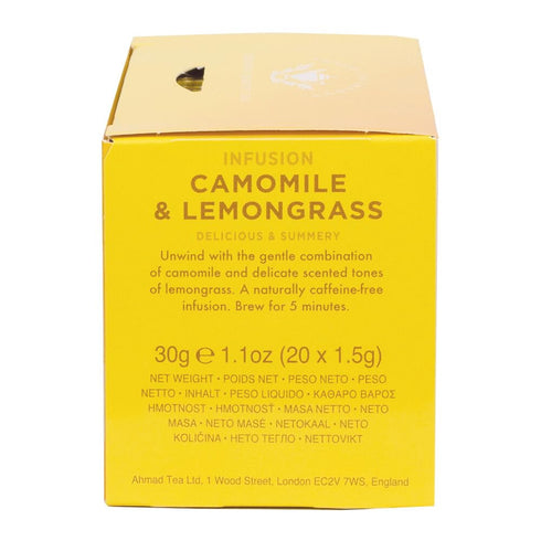 Ahmad Teas - Camomile & Lemongrass 1.4oz - 20 Tea Bags, Brown...