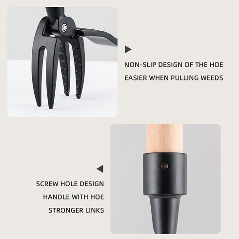 Garden Weed Puller Tool Device Manual Weeding Tool with Claw Stand Up Weed Root Pulling Tool and Picker, Grabber That Allows for Standing Use No B...