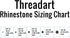 Threadart SS30 (6.5mm) Crystal Hot Fix Rhinestones 1 Gross (144/pkg) Hotfix - Iron on - Hot Fix...
