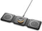 ESSAGER 3 in 1 Foldable Wireless Charger for iPhone 15/14/13/12/11 Series, Magnetic Wireless Charging Station, Travel Wireless Fast Charging Pad f...