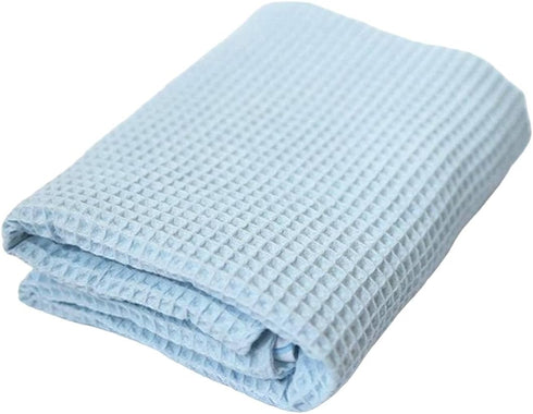 Soft & Cozy Baby Waffle Blanket Nursery Blankets for Boys Girls Swaddle Neutral Lightweight Baby and Toddler Throw Blanket(Blue)...