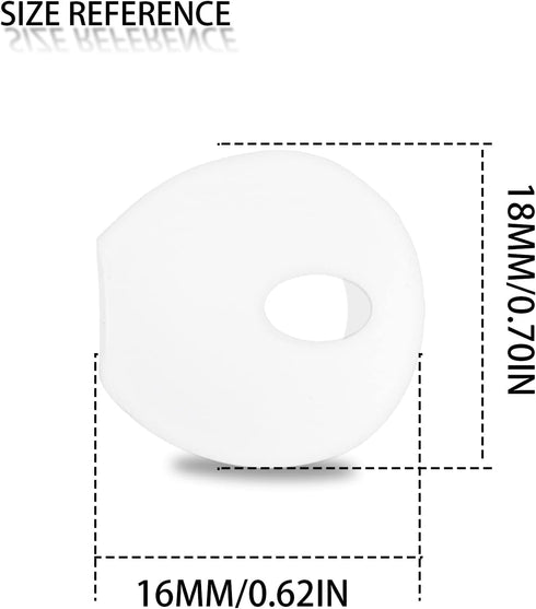 4 PCS Soft Silicone Earbud Covers - Anti-Slip and Anti-Drop Sport Ear Tips - Compatible with iPhone Ear Tips (White)......