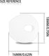 4 PCS Soft Silicone Earbud Covers - Anti-Slip and Anti-Drop Sport Ear Tips - Compatible with iPhone Ear Tips (White)......