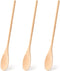 HANSGO 3PCS 12 Inch Long Wooden Spoons, Long Handle Wooden Cooking Mixing Oval Spoons Tasting Spoons Large Cooking Spoons...
