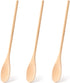 HANSGO 3PCS 12 Inch Long Wooden Spoons, Long Handle Wooden Cooking Mixing Oval Spoons Tasting Spoons Large Cooking Spoons...