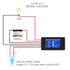 DC Multifunction Battery Monitor Meter,0-200V,0-10A (Widely Applied to 12V/24V/48V RV/Car Battery) LCD Display Digital Current Voltage Solar Power...