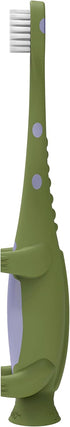 Dr. Brown's Toddler Toothbrush, Dinosaur, Green, 1-Pack...