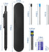 AUAUY 4 in 1 Multicolor Pen, Metal Cased Multifunction Pen, Gravity Sensor Multifunction Pen, 0.5mm 3 Color Ballpoint & 0.5mm Mechanical Pencil, 3...