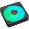 FP1-120 Black Performance ARGB Fan, 120mm, 30mm Frame Width, PWM 500-1600 RPM, High Air Flow, Hydraulic Bearing, Thick Shock-Absorbing Pad, for PC...