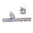 AUTOTOOLHOME 1/8" 3/16" 1/4" 5/16" 3/8" 1/2" high Speed Steel HSS 4 Flute Straight End Mill Cutter 5/32" 1/16" Set of 8...