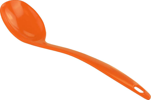 Reston Lloyd Cooking Spoon for Serving, Basting, Mixing, Heat Resistant, BPA Free Melamine 11 Inch Utensil with Ergonomic Handle, Orange...