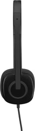 Logitech H151 Wired Headset, Analog Stereo Headphones with Rotating Noise-Cancelling Microphone, 3.5 mm Audio Jack, In-Line Controls, PC/Mac/Lapto...