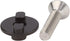 Leftfoto Adapter arca Swiss to manfrotto rc2 Converter Tripod Head Female Male Clamp Replacement for Manfrotto 484, 486, 488, 494, 496, 498, 054 B...