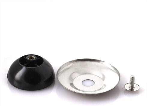 Universal Pot Lid Cover Knob Handle,Stainless Steel Base Circular 5.3cm x 7cm Dia - Kitchen Cookware Replacement Pan Pot Handgrip Lid Knob Cap...