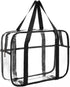 Clear Toiletry Bag Thick Transparent Cosmetic Bag Waterproof Makeup Artist Large Bag Diaper Case Luggage Organizer Storage Easy Clean Large......