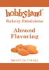 Hobbyland Bakery Emulsions (Almond Flavoring, 4 fl oz), Almond Baking Emulsion, Made in small batches....