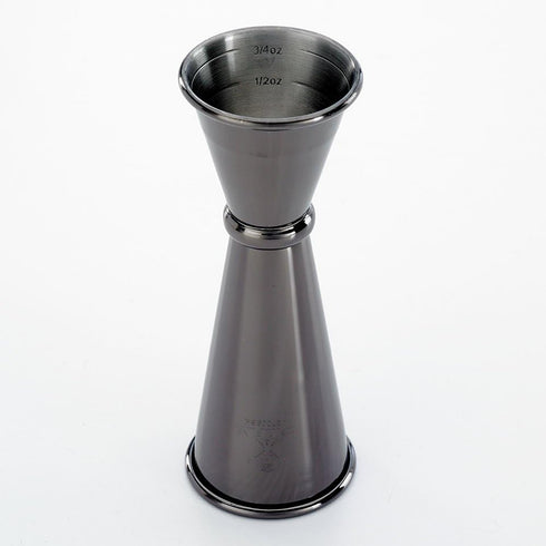 Barfly Japanese Style Jigger, 1 oz x 2 oz, Gun Metal Black...