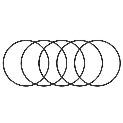 uxcell Nitrile Rubber O-Rings 150mm OD 142mm ID 4mm Width, Metric Sealing Gasket for Automotive Machine Plumbing, Pack of 5...