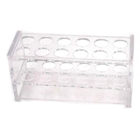 Two Layers 12 Sockets Plastic Test Tubes Rack Testing Tubes Holder Used for 25ml Centrifuge Tube...