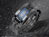 Fashion Mens Binary Sports Watch Digital LED Matrix Waterproof Outdoor Casual Black Bracelet Square Blue Backlit Watches...