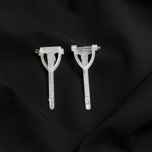90PCS Corsage Holder Brooch Safety Pins Buttonhole Boutonniere Clips Brooch Pins Corsage Making Supplies for Bride Bridegroom DIY...