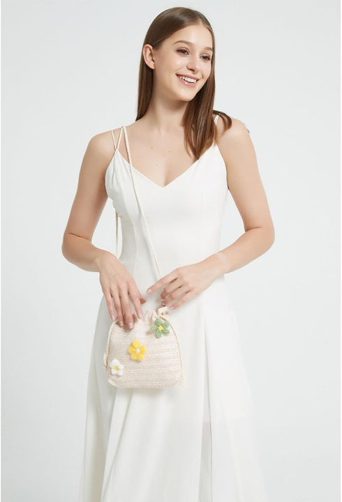 Cute Purse Summer Handbag Aesthetic Straw Crossbody Bags Beach Vacation Small Straw Purse for Women...